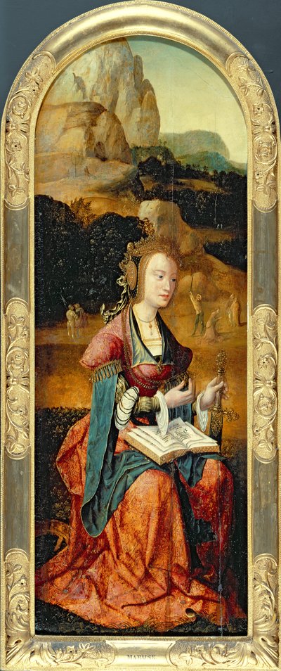 St. Katharina von Alexandria, frühes 16. Jahrhundert von Flemish School